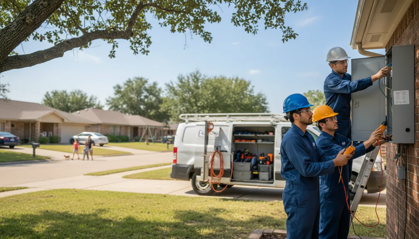 Certified electrician providing emergency electrical services in Reddick, FL
